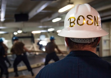 Chief Warrant Officer 2 Oversees Line Handling