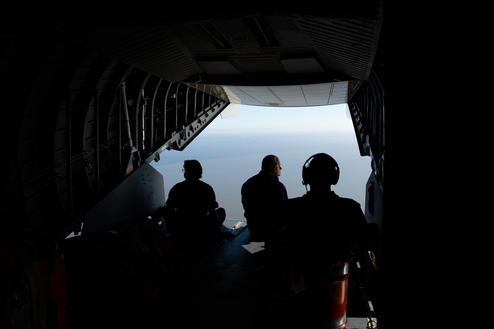 Coast Guard conducts overflight following Hurricane Delta