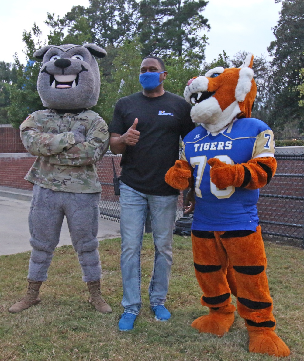 Bradwell Institute hosts military appreciation football game, falls to state-ranked Richmond Hill