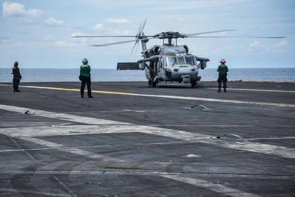 USS Ronald Reagan Helo Operations