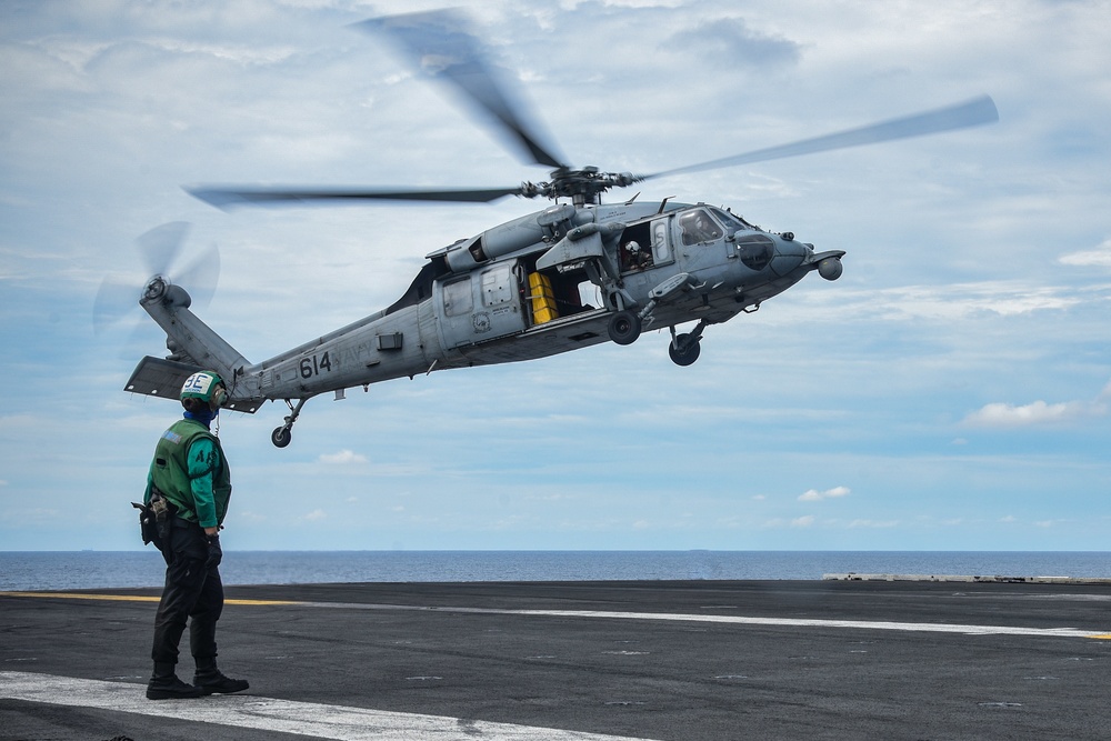 USS Ronald Reagan Helo Operations