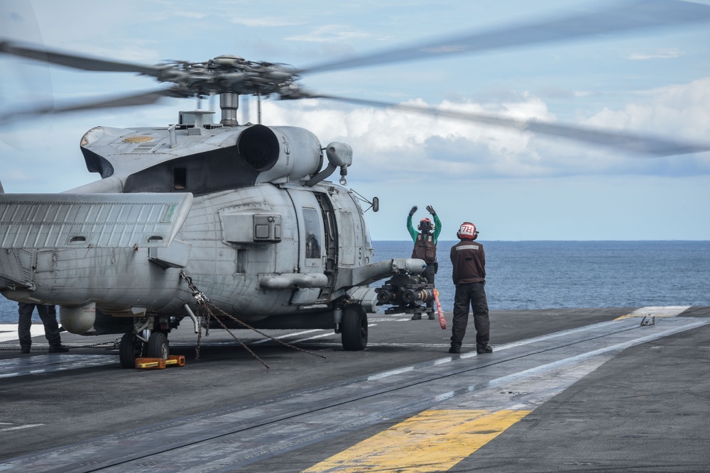 USS Ronald Reagan Helo Operations