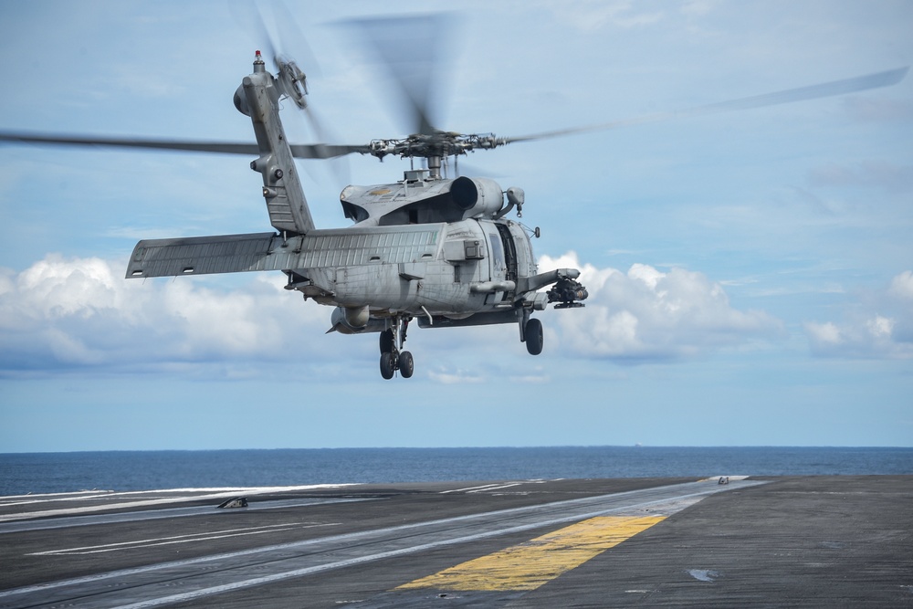 USS Ronald Reagan Helo Operations