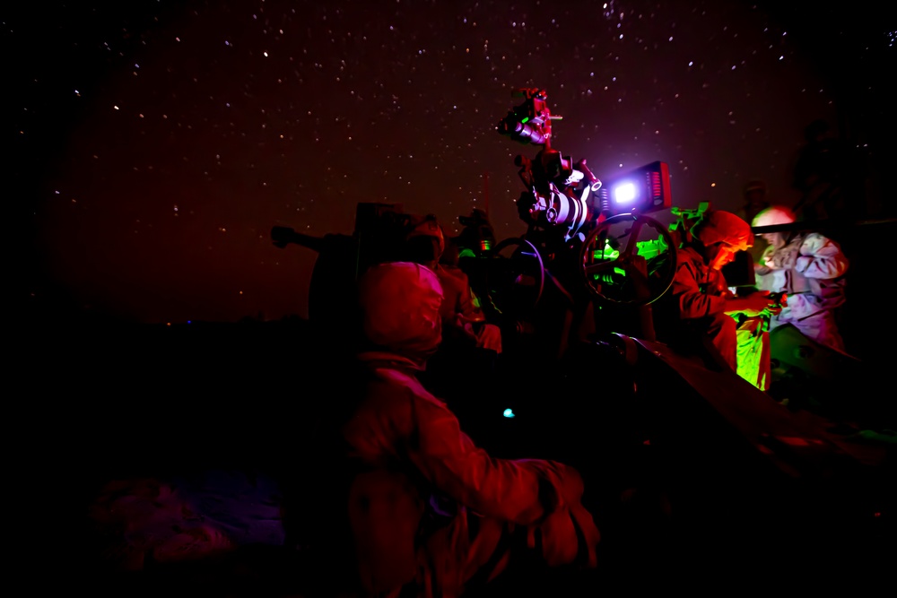 2/11 Conducts Night Live Fire Range During SLTE 1-21