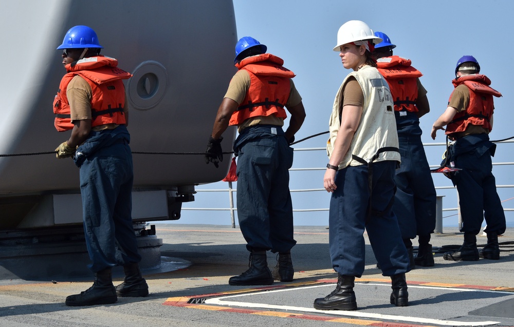 USS PHILIPPINE SEA DEPLOYMENT/RAS