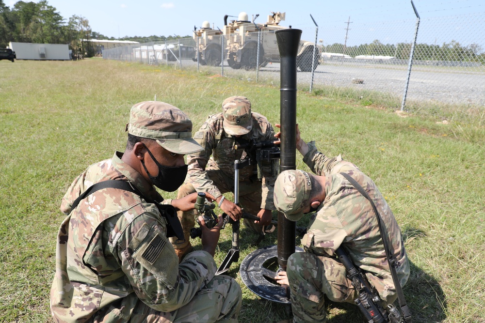 JRTC 21-01 Gimlets Mortarmen Drills