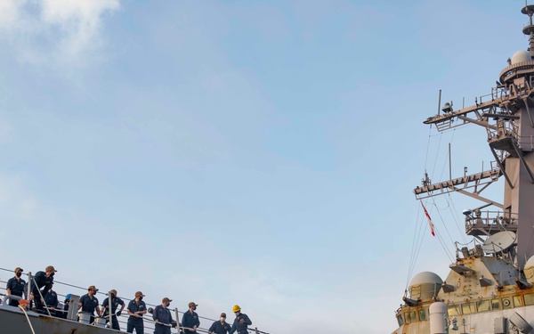 USS Stout (DDG 55) Returns to Naval Station Norfolk