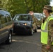 Members from the 110th Wing Battle Creek work with the Food Bank of South Michigan