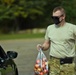 Members from the 110th Wing Battle Creek work with the Food Bank of South Michigan