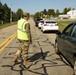 Members from the 110th Wing Battle Creek work with the Food Bank of South Michigan