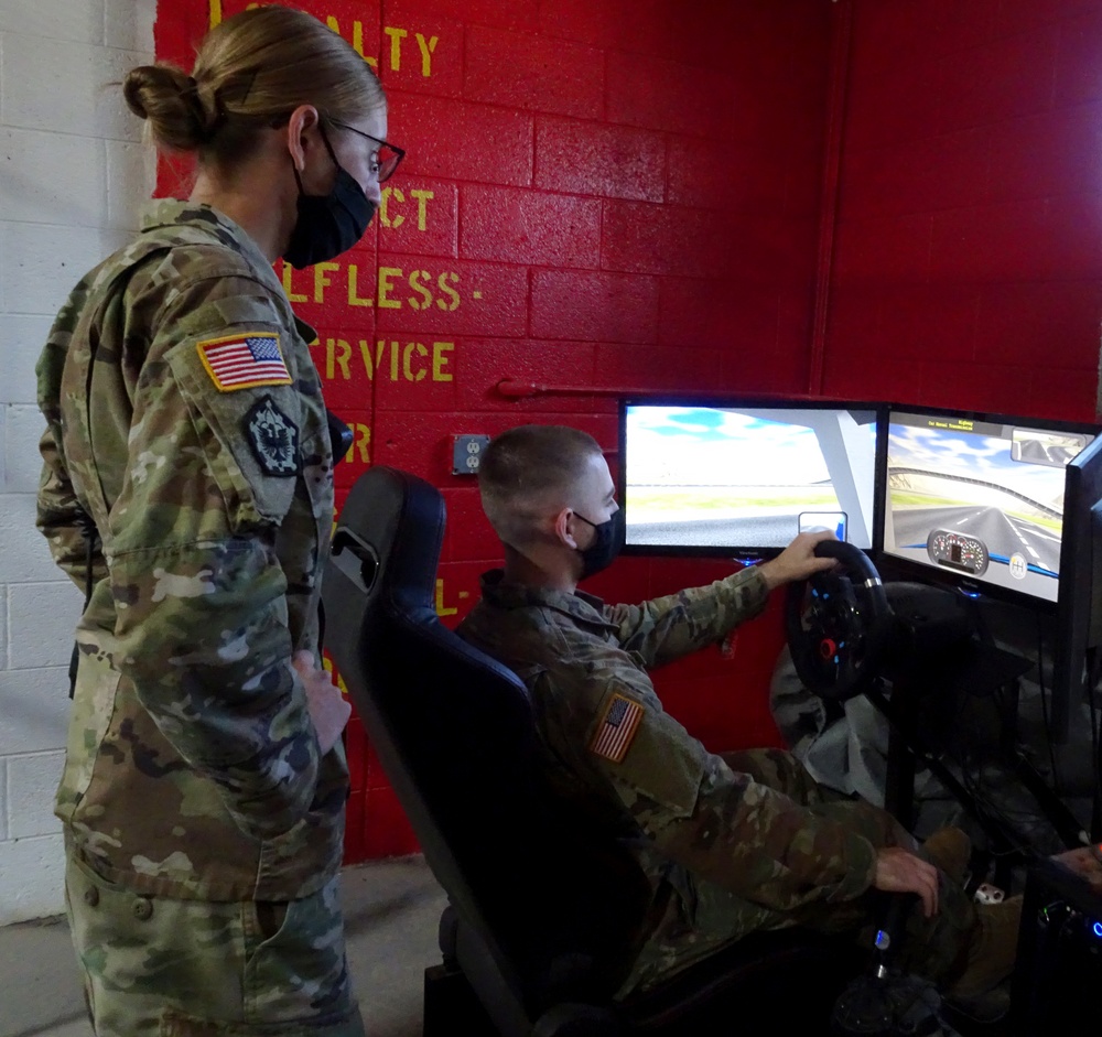 Soldiers Conduct Manual Vehicle Driver's Training