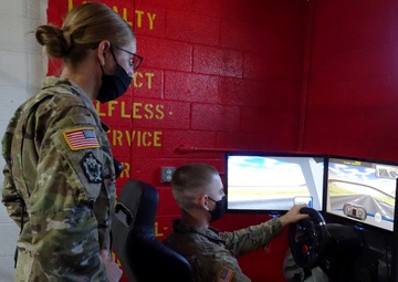 Soldiers Conduct Manual Vehicle Driver's Training