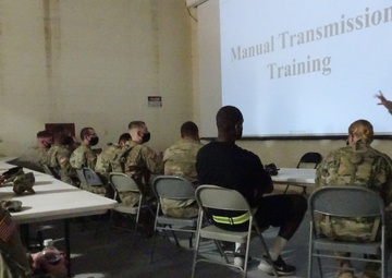 Soldiers Conduct Manual Vehicle Driver's Training