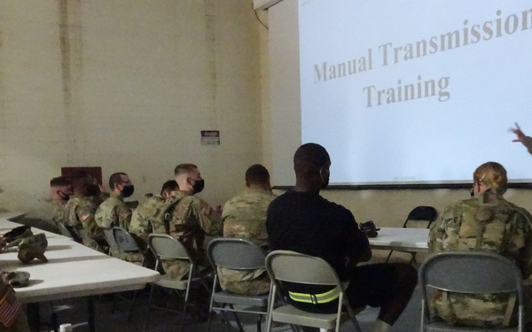 Soldiers Conduct Manual Vehicle Driver's Training