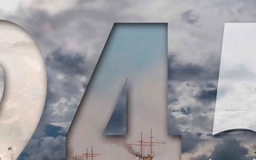USS Antietam Navy Birthday Graphic