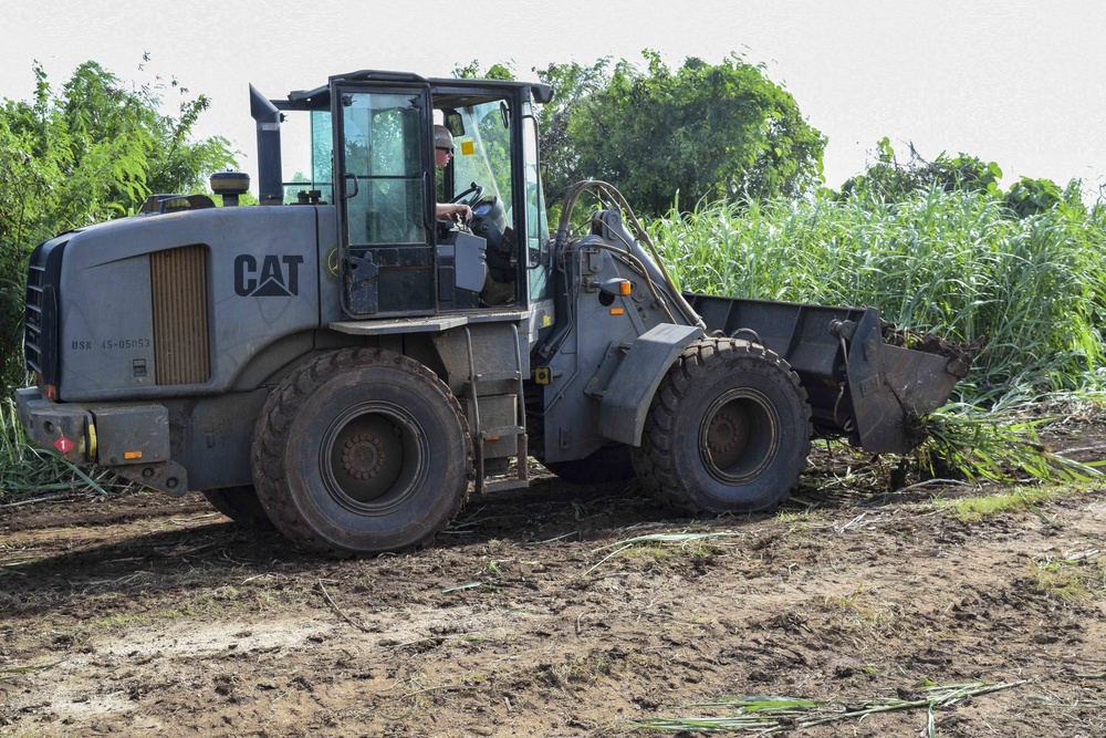 Seabees Continue Camp, Road Construction Operations in Tinian