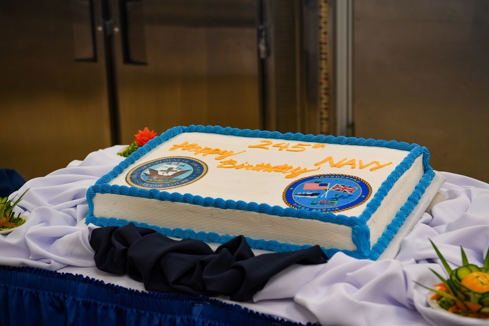 Diego Garcia Celebrates the Navy's 245th Birthday