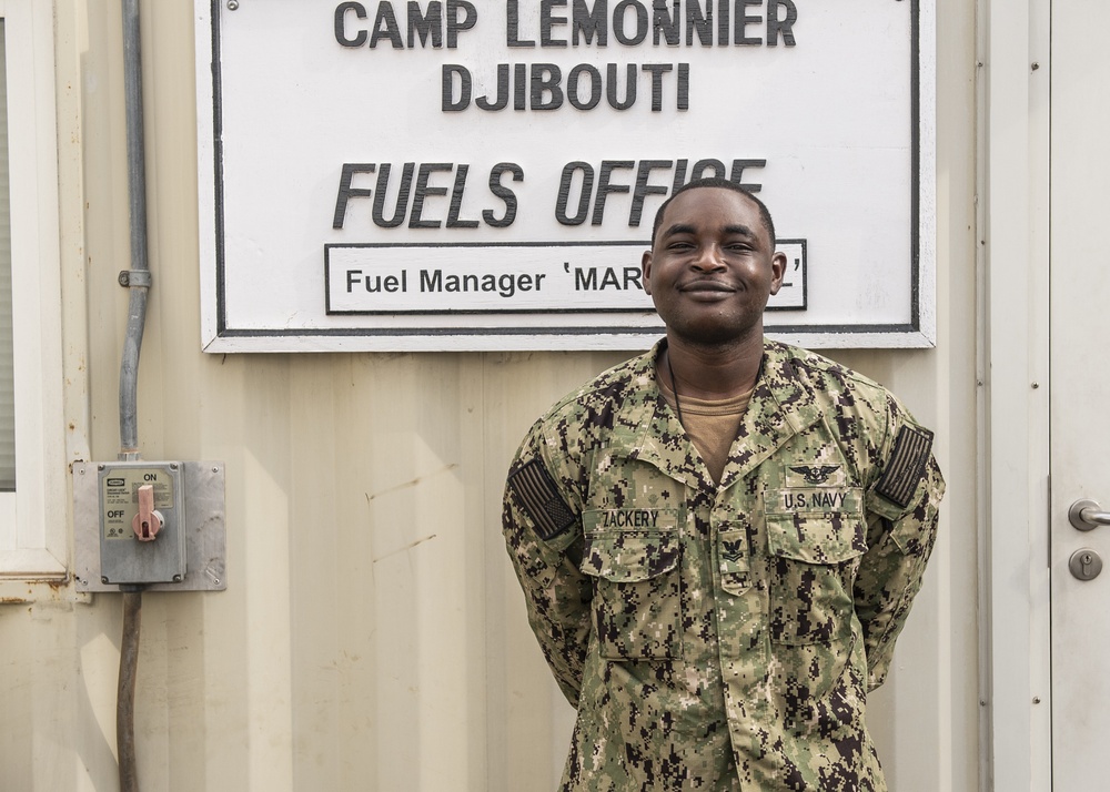 Atlanta, Georgia Sailor Honored as Camp Lemonnier Member in the Spotlight