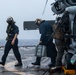 USS Halsey Conducts Visit From Destroyer Squadron Fifteen Commodore