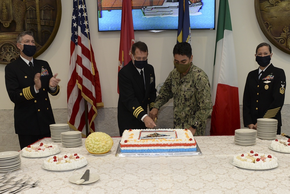 NAS Sigonella Celebrates Navy's 245th Birthday