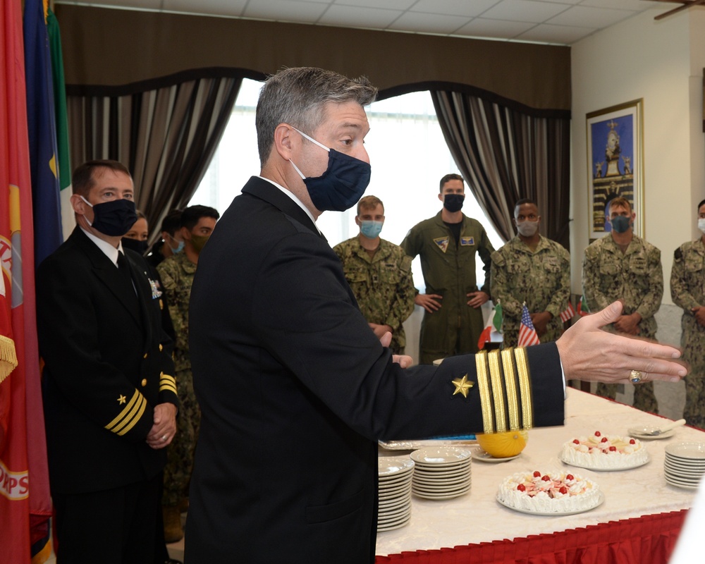 NAS Sigonella Celebrates Navy's 245th Birthday