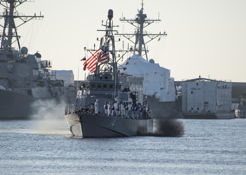 USS Tornado Returns from Deployment