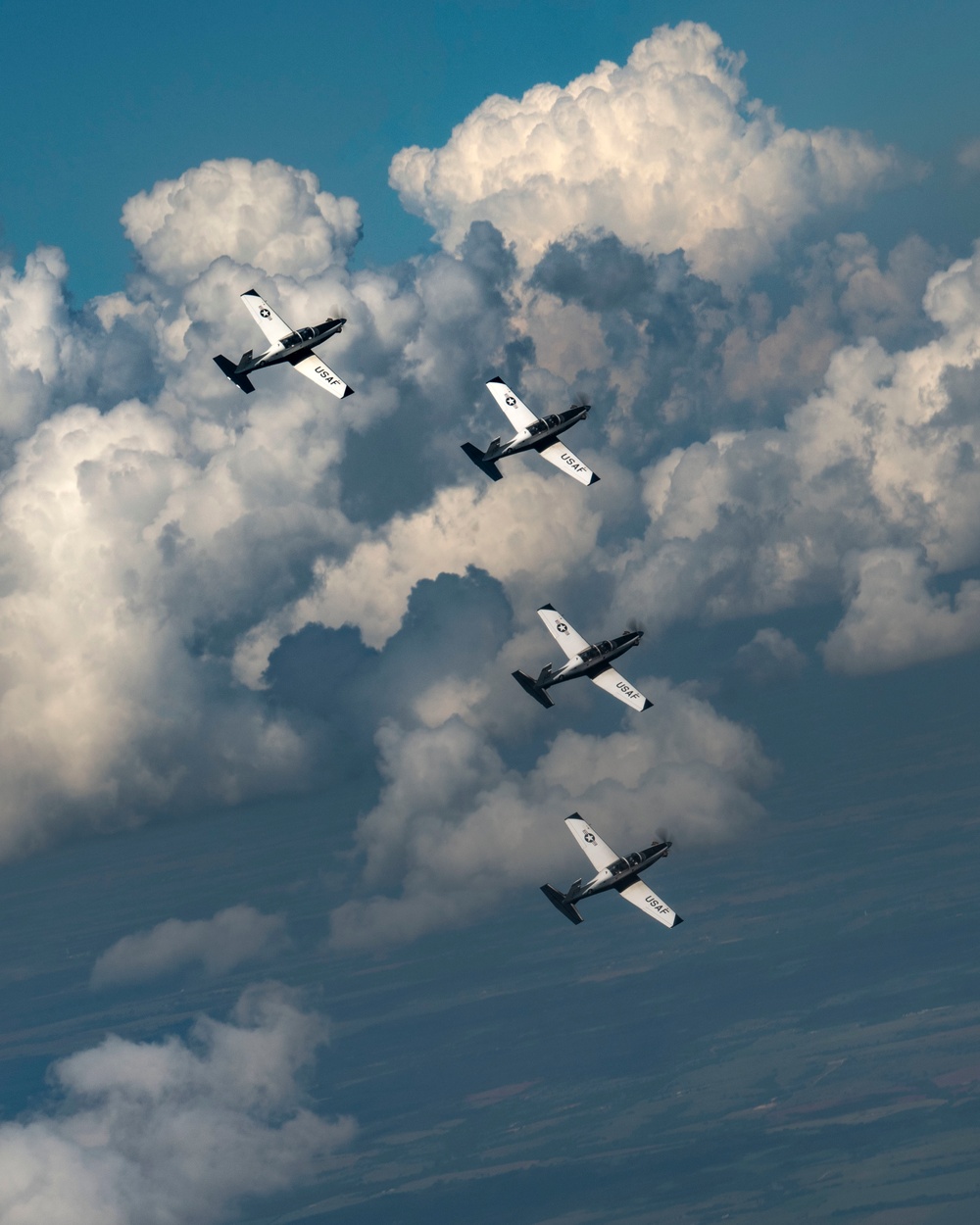 Vance Pilots Practice Formation Flying