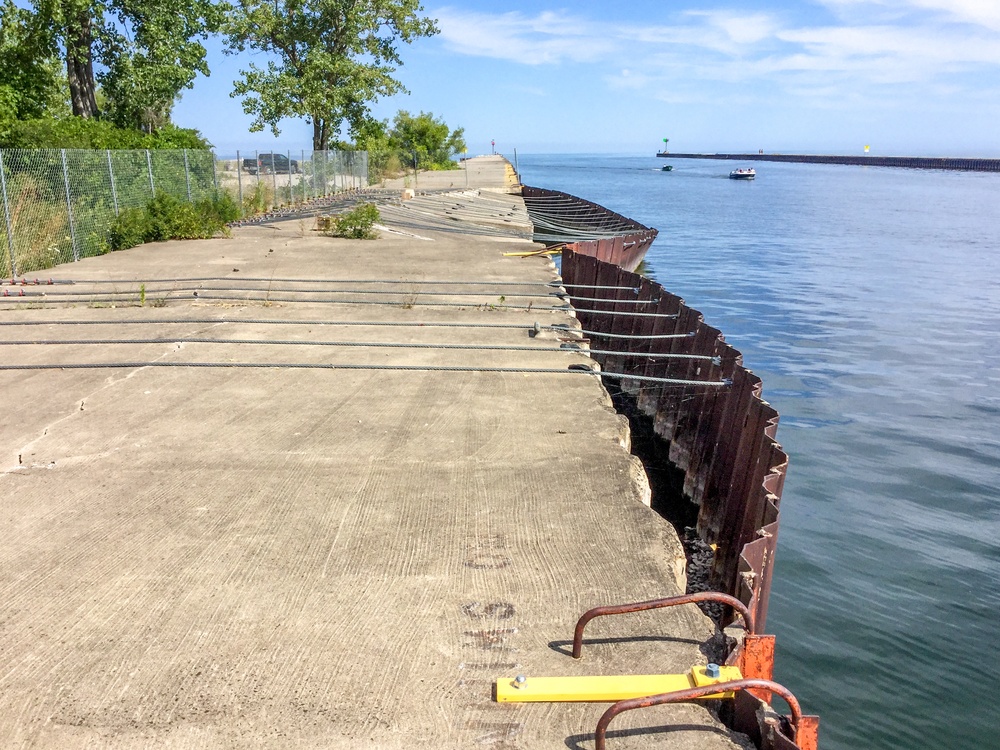 Little Sodus Bay repair project