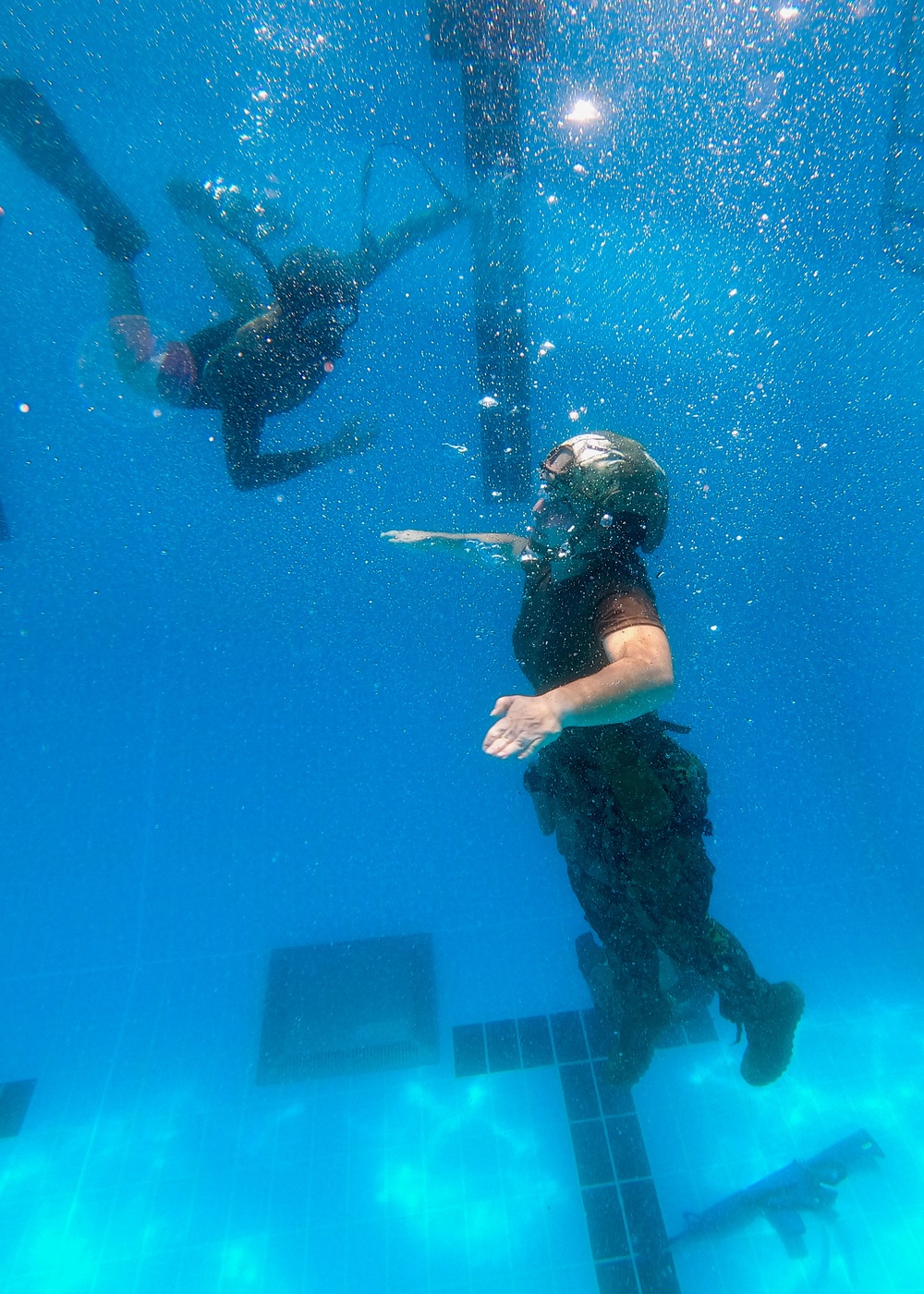 U.S. Coast Guard Conducts Water Survival Training in Bahrain