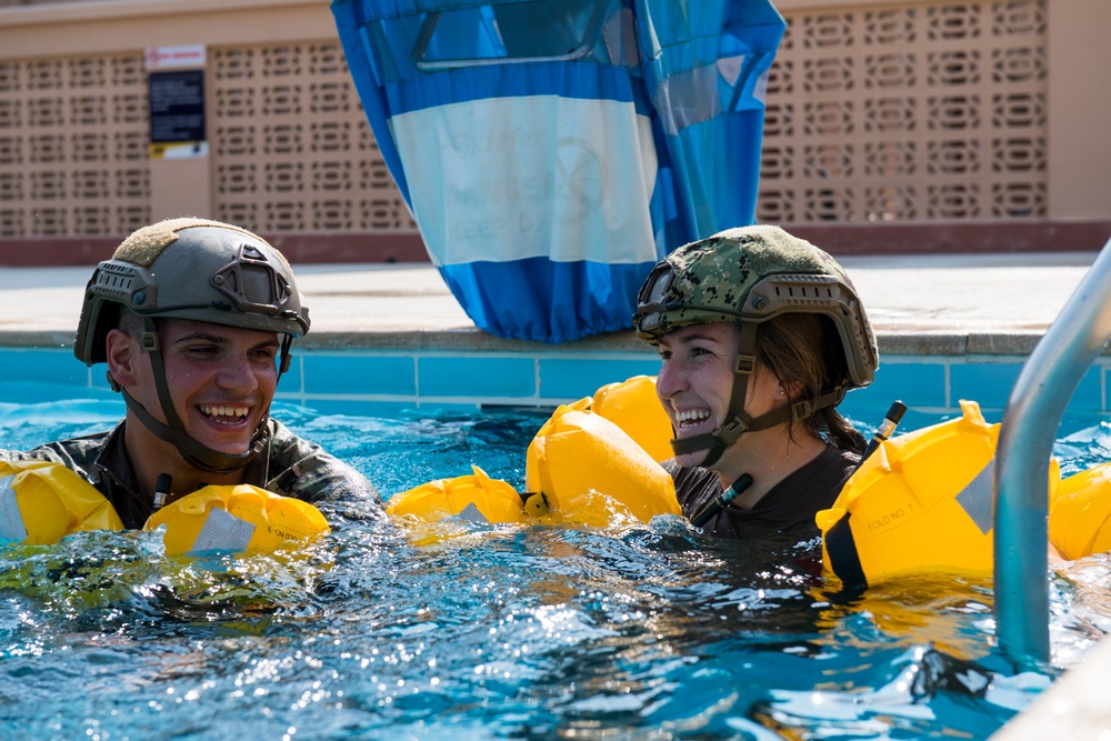 U.S. Coast Guard Conducts Water Survival Training in Bahrain
