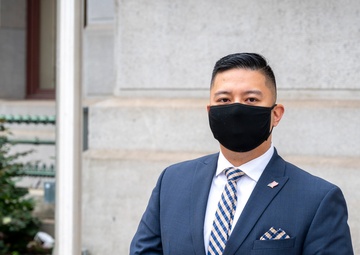 Navy flag raising ceremony at Philadelphia City Hall