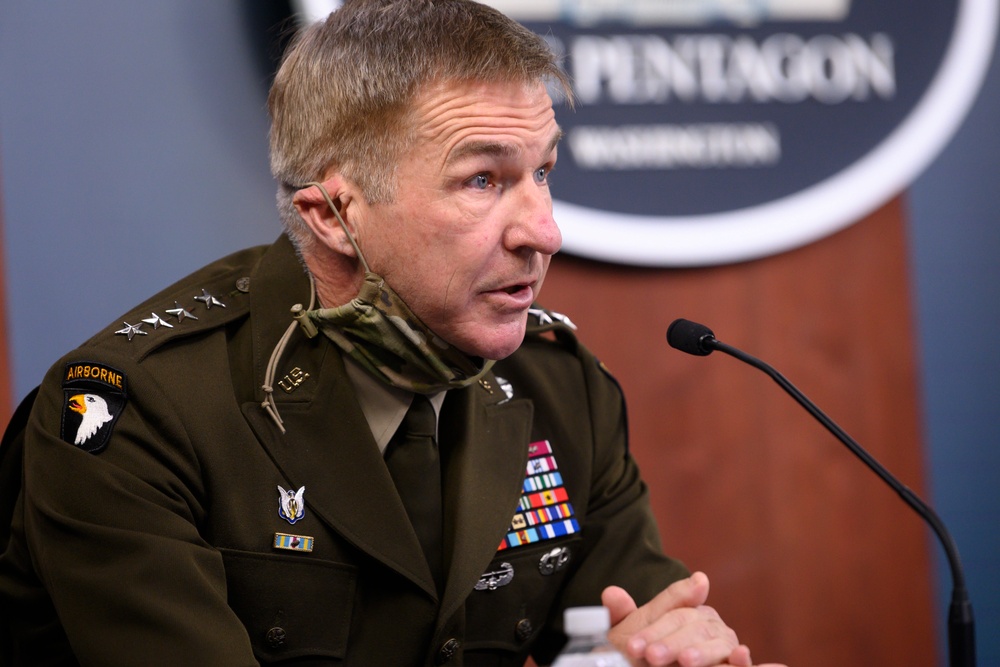 Army Leaders Hold Media Briefing at Pentagon