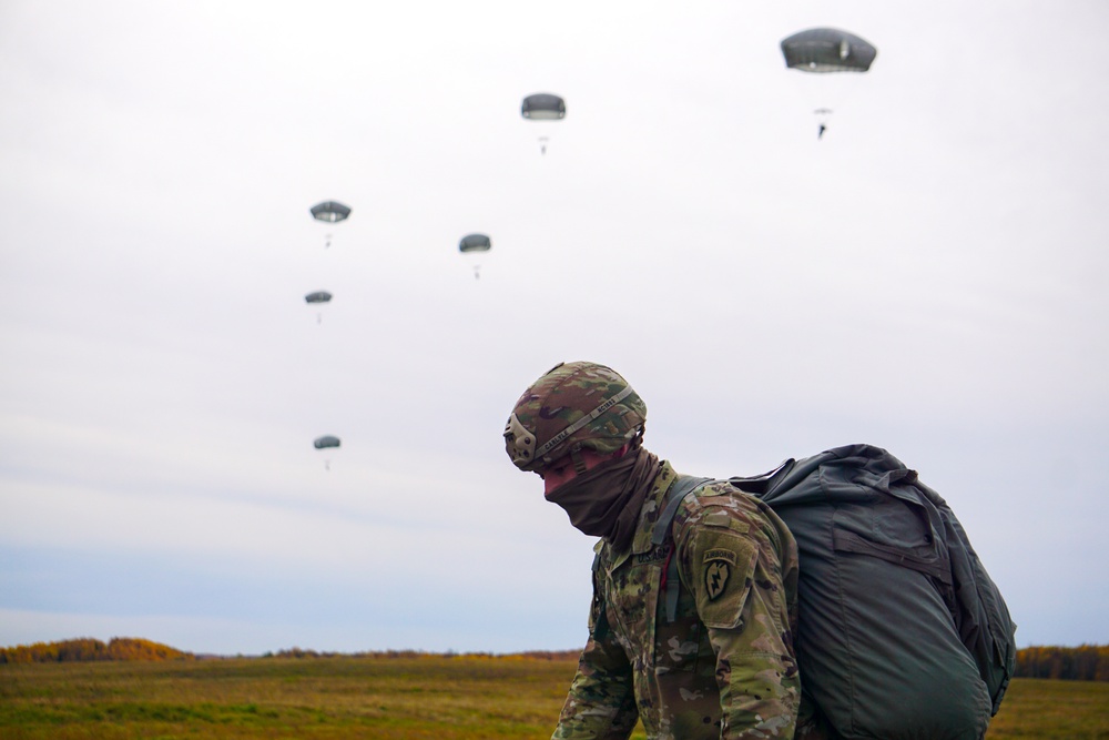 Spartan Paratroopers Conduct Airborne Operations from CH-47