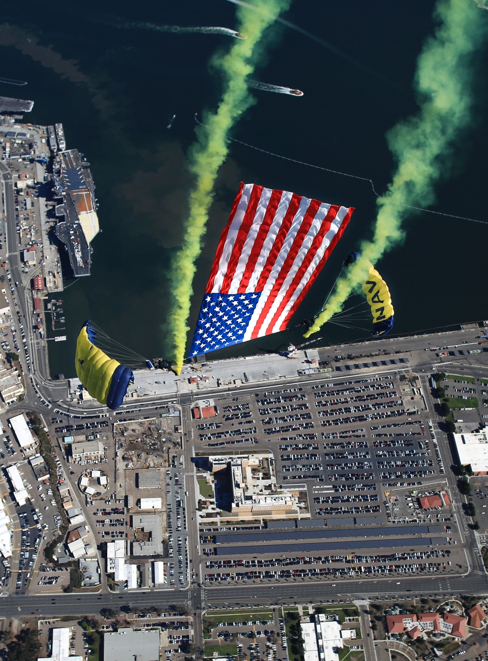 Navy Parachute Team celebrates 245th Navy Birthday