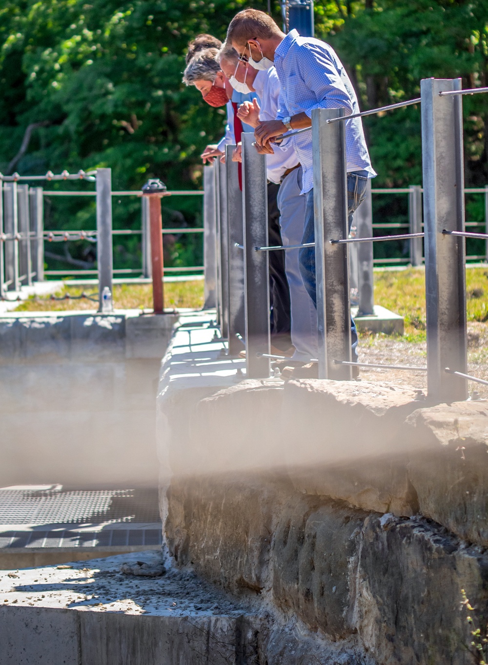 Congressman David Joyce visits USACE's Harpersfield Dam project