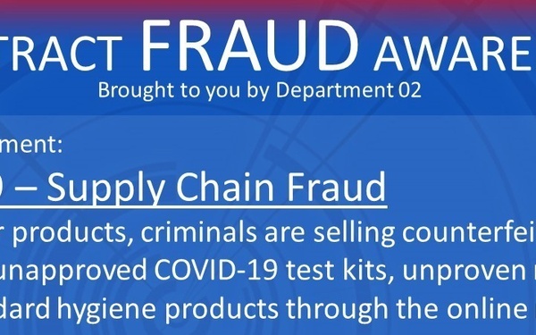 NSWCPD hosts first Contract Fraud Awareness Week