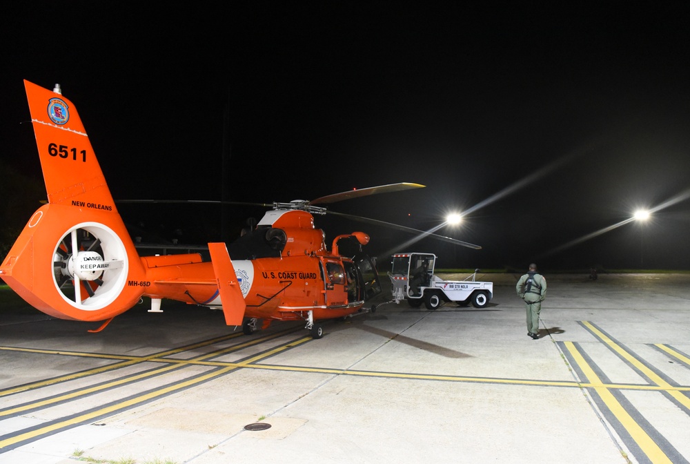 Coast Guard Air Station New Orleans responds to Hurricane Delta