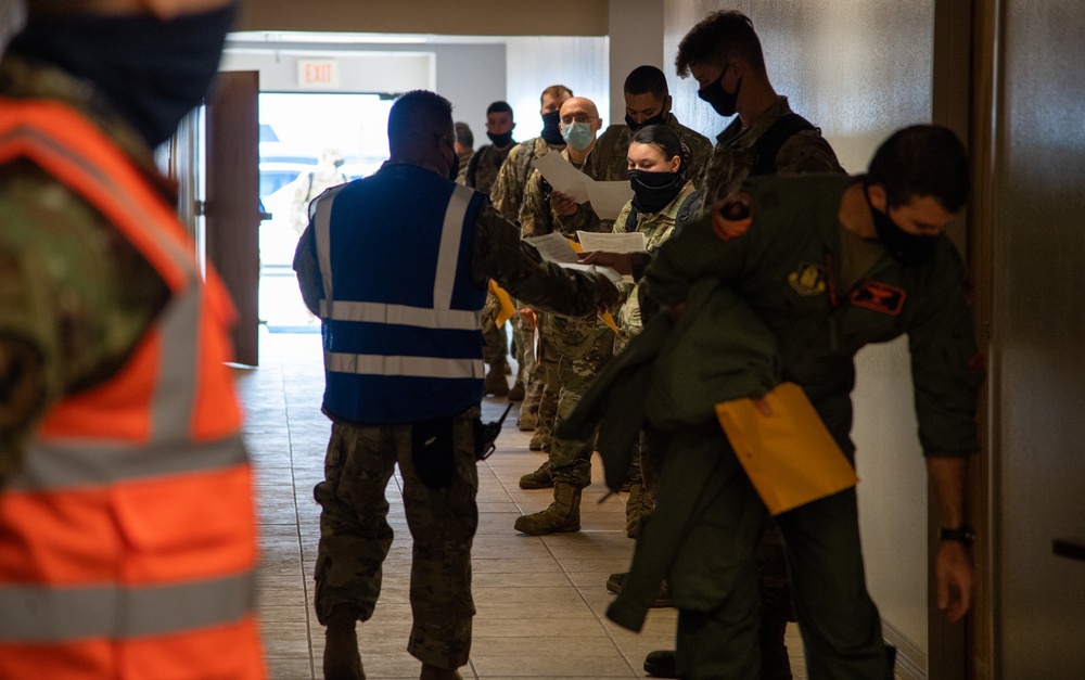 Main body departure for readiness exercise