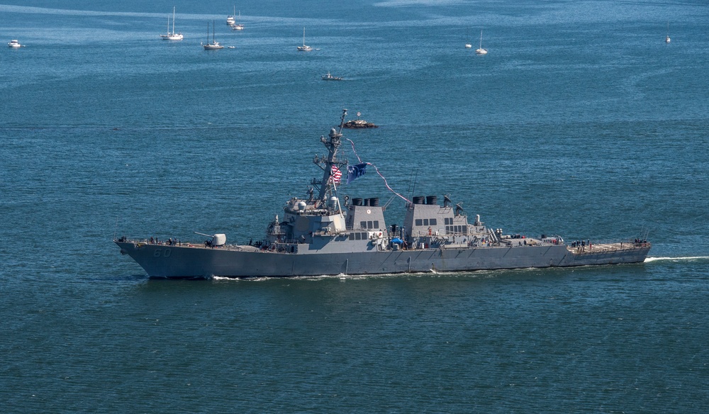 USS Paul Hamilton Returns from Deployment
