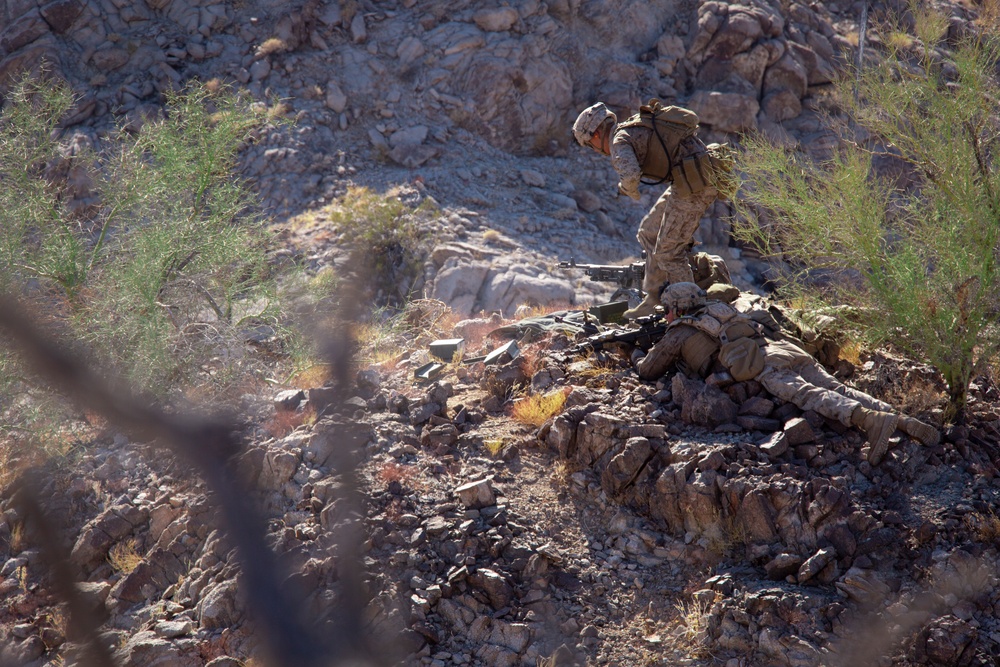 U.S. Marines participate in an insertion and extraction scenario