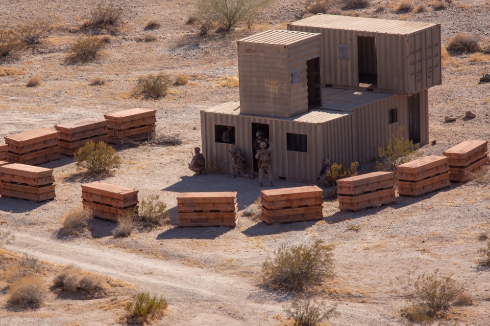 U.S. Marines participate in an insertion and extraction scenario
