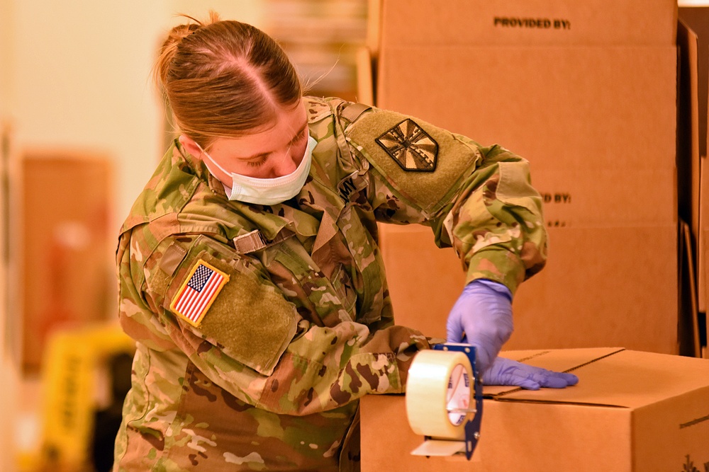 Greater Lansing COVID-19 Joint Task Force Food Bank Team Lend a Hand