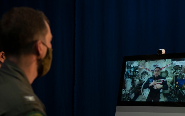 Sailors Conduct Tele Conference