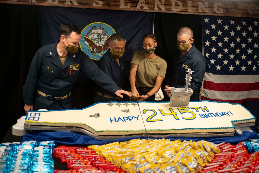 Sailors Celebrate Navy Birthday