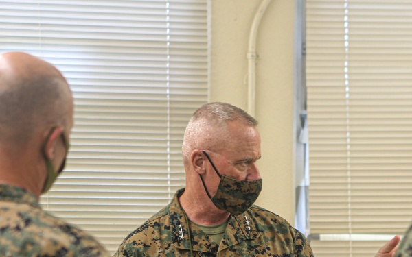 III MEF Commanding General Tours Camp Courtney Operations Facility