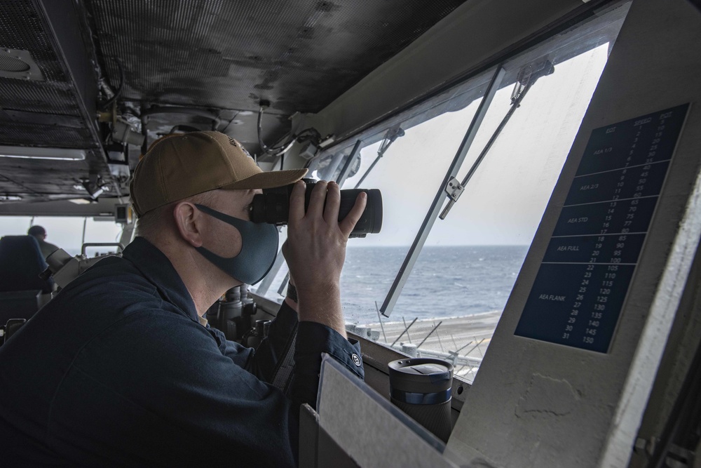 USS Ronald Reagan (CVN 76) Bridge Team