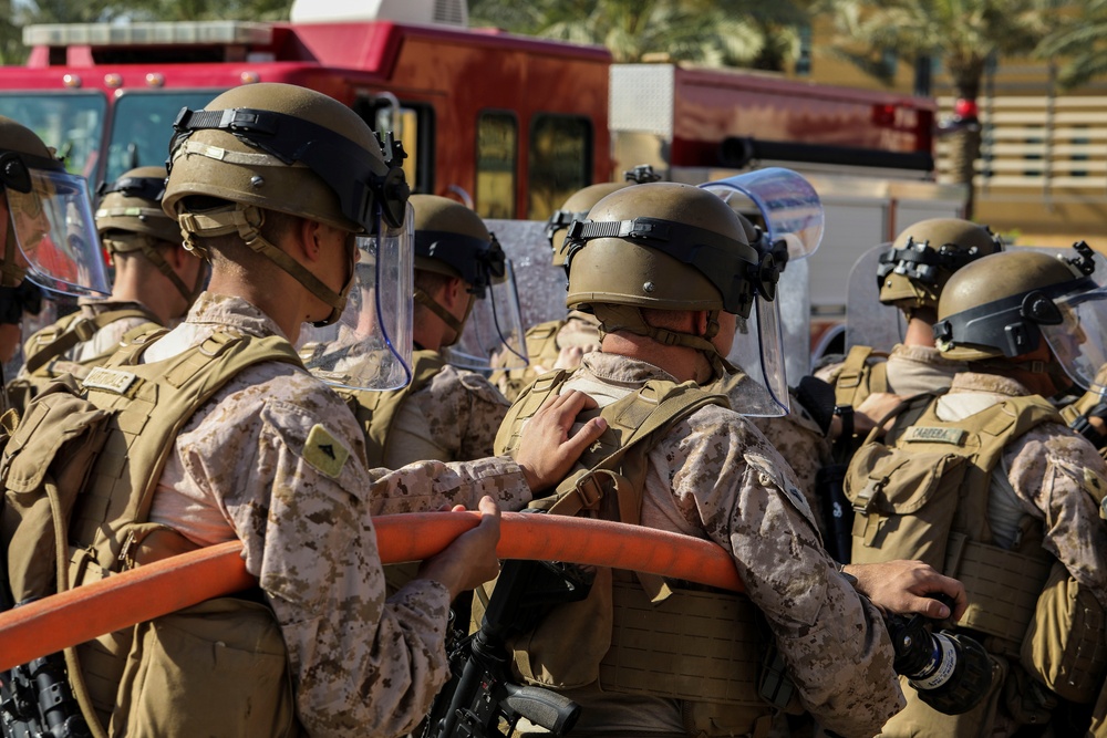 SPMAGTF-CR-CC : BEC Riot Control Training