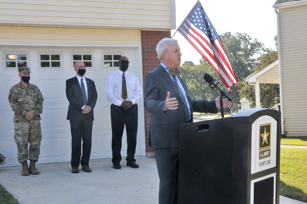 Under Secretary of Army McPherson tours schools, housing renovation site