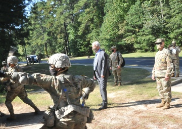 Under Secretary of Army McPherson tours schools, housing renovation site