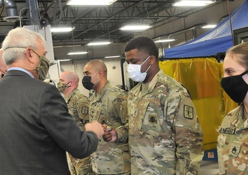 Under Secretary of Army McPherson tours schools, housing renovation site
